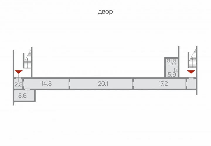 Складское помещение 68,3 кв.м в Невском районе